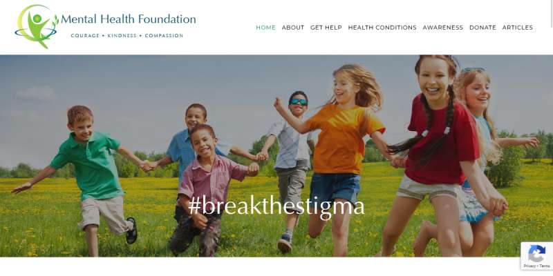 mental health foundation website screenshot