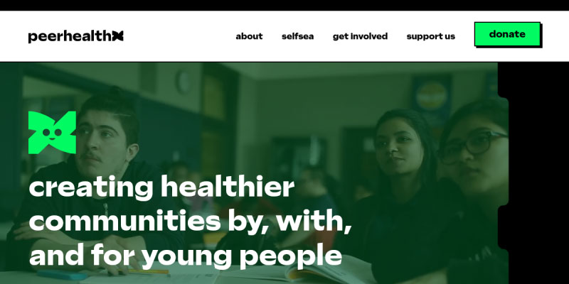 peerhealth website screenshot