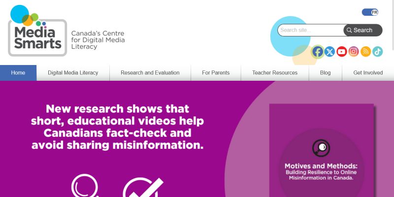 MediaSmarts website screenshot