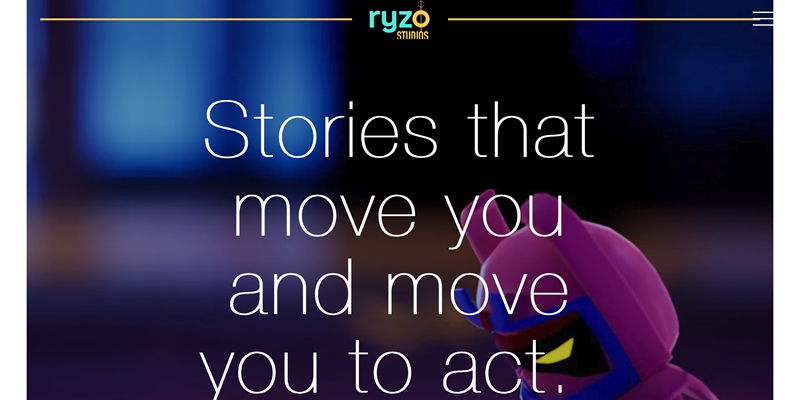 Ryzo Studios website screenshot
